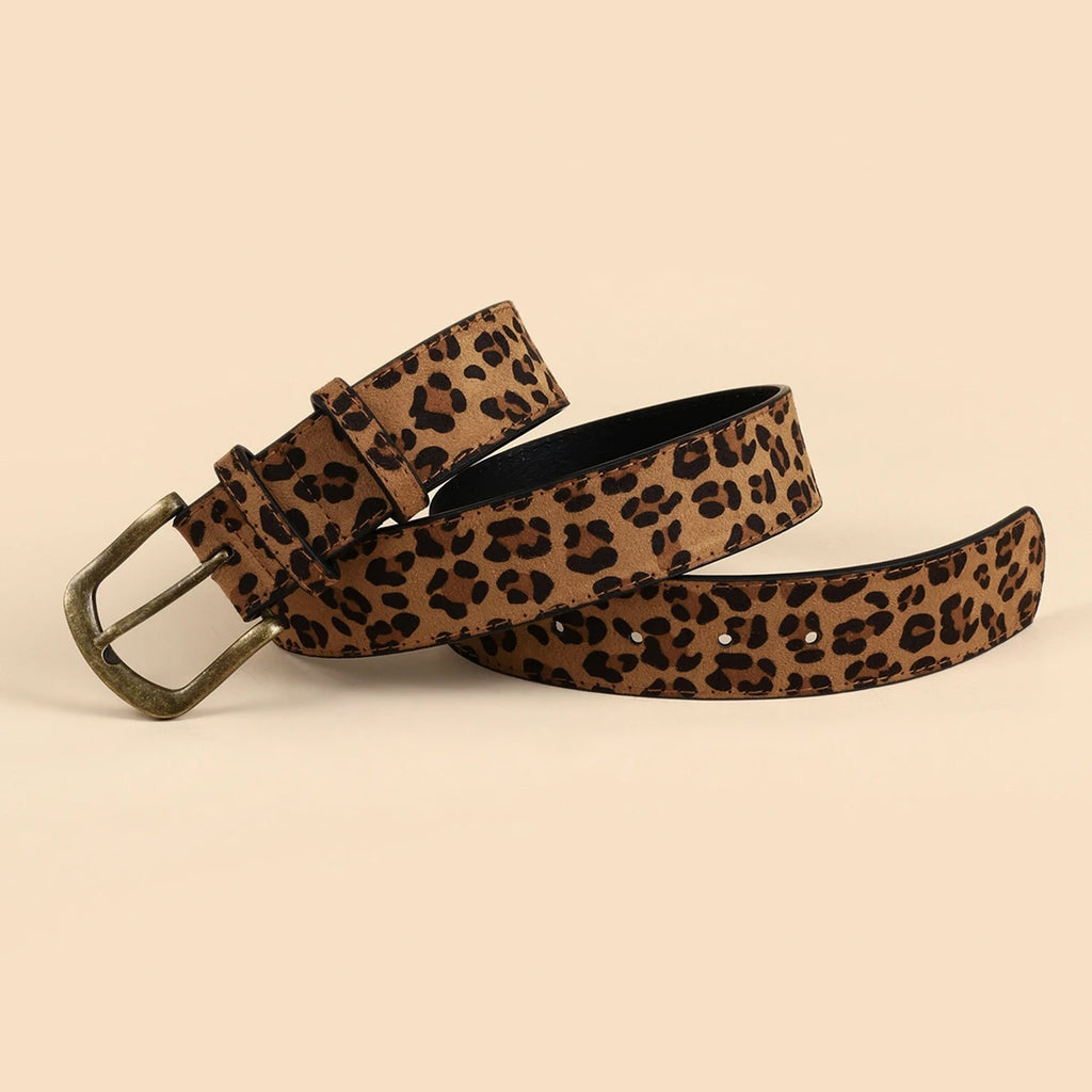 Leopard Print Women's Belt