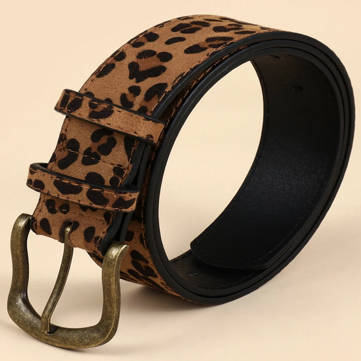 Leopard Print Women's Belt