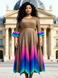 Gradient Viral Bouncy Dress