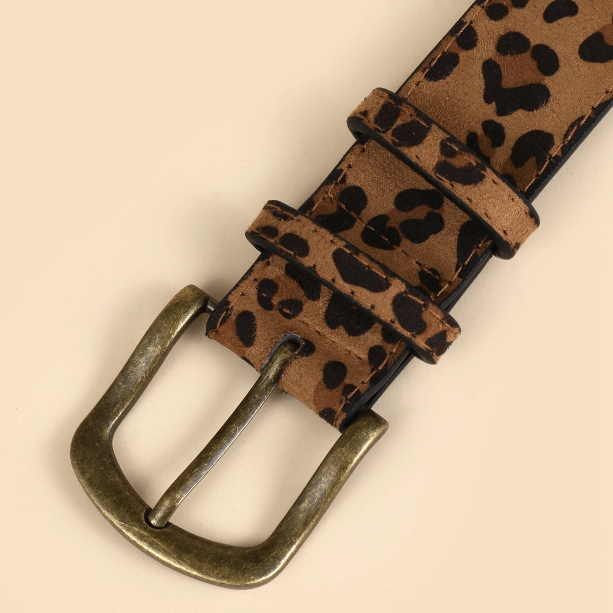 Leopard Print Women's Belt